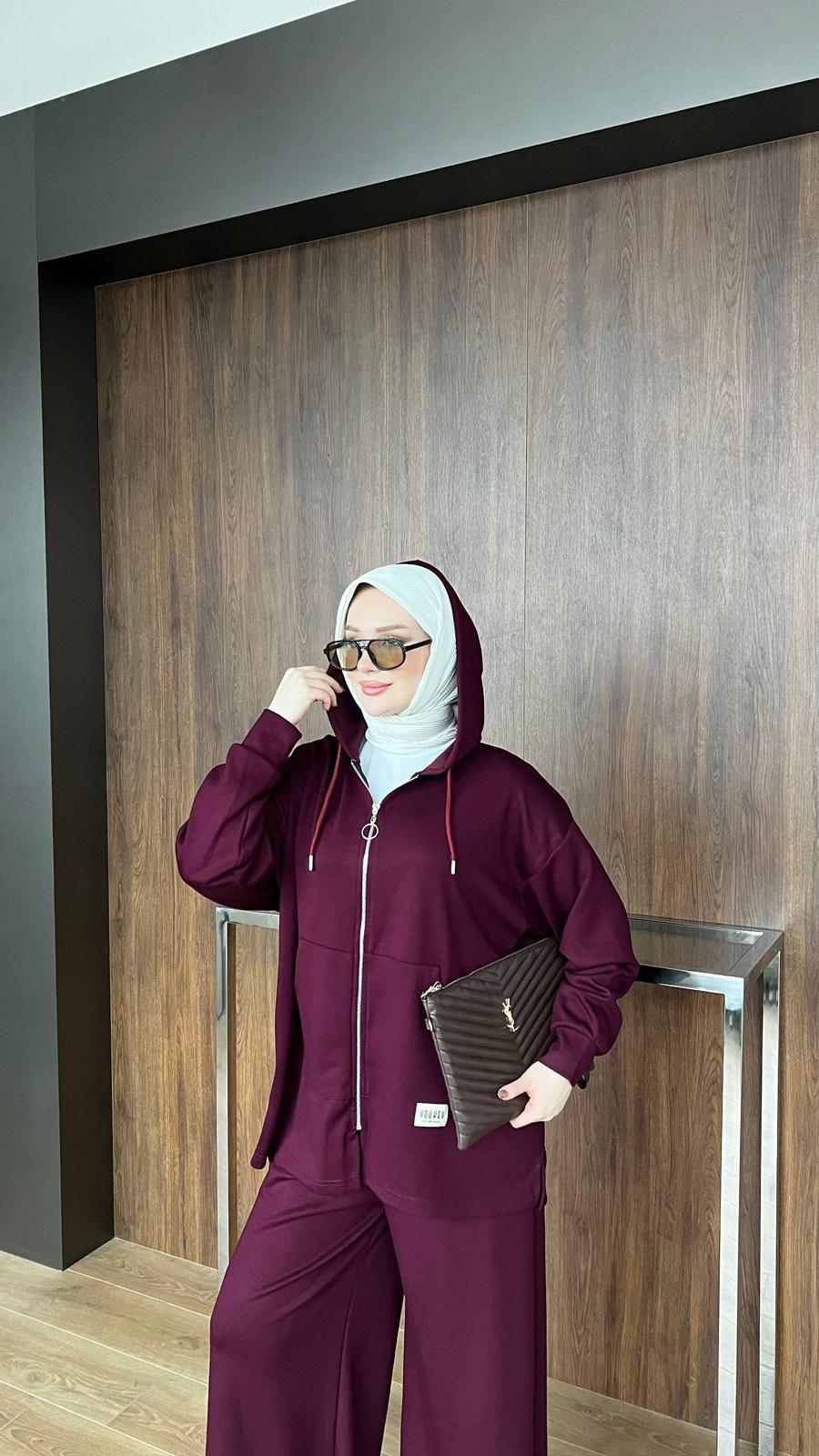 OYSHO LİNA FERMUARLI MÜRDÜM TAKIM