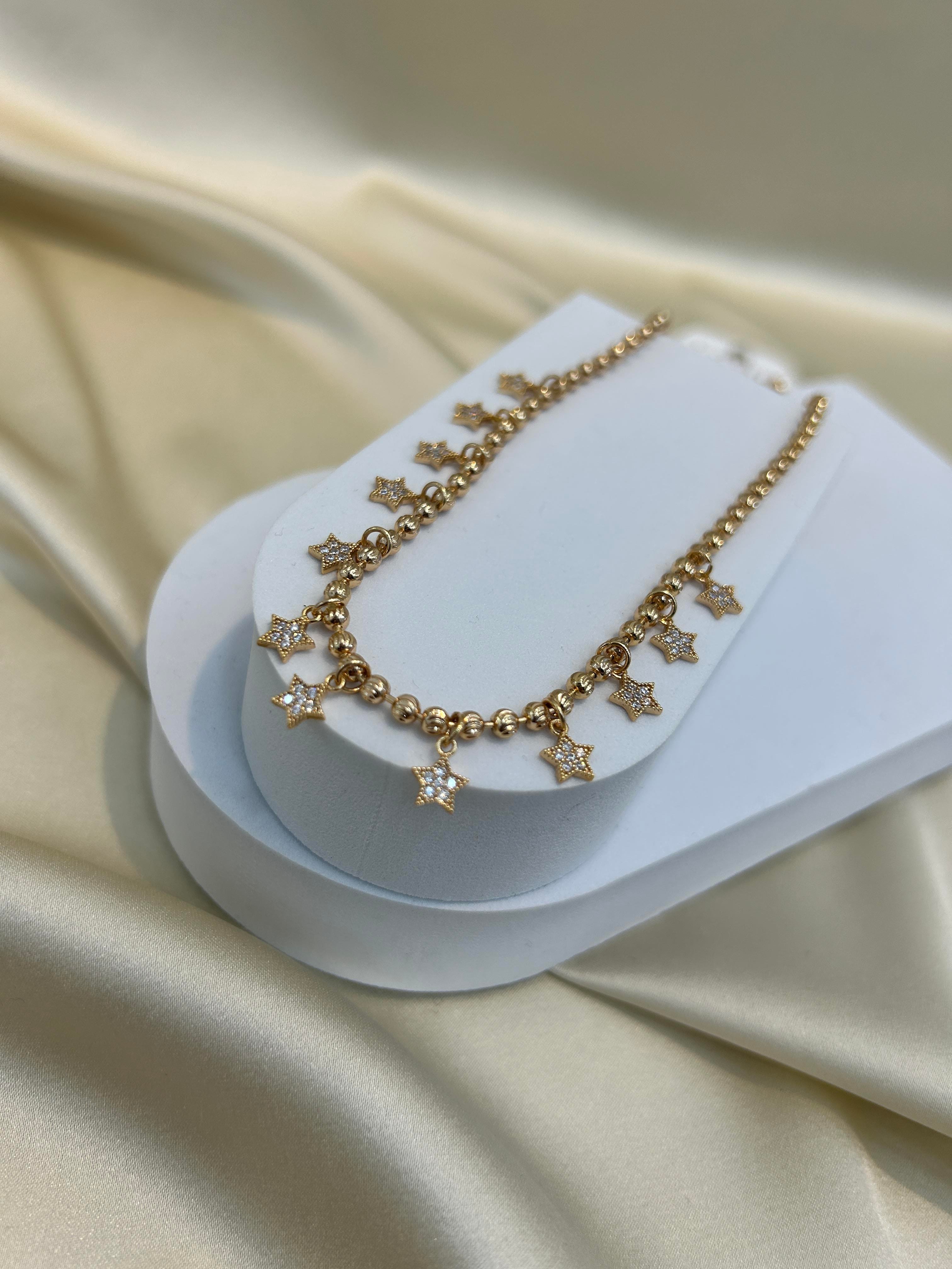 Rose Gold Yıldızlı Kolye