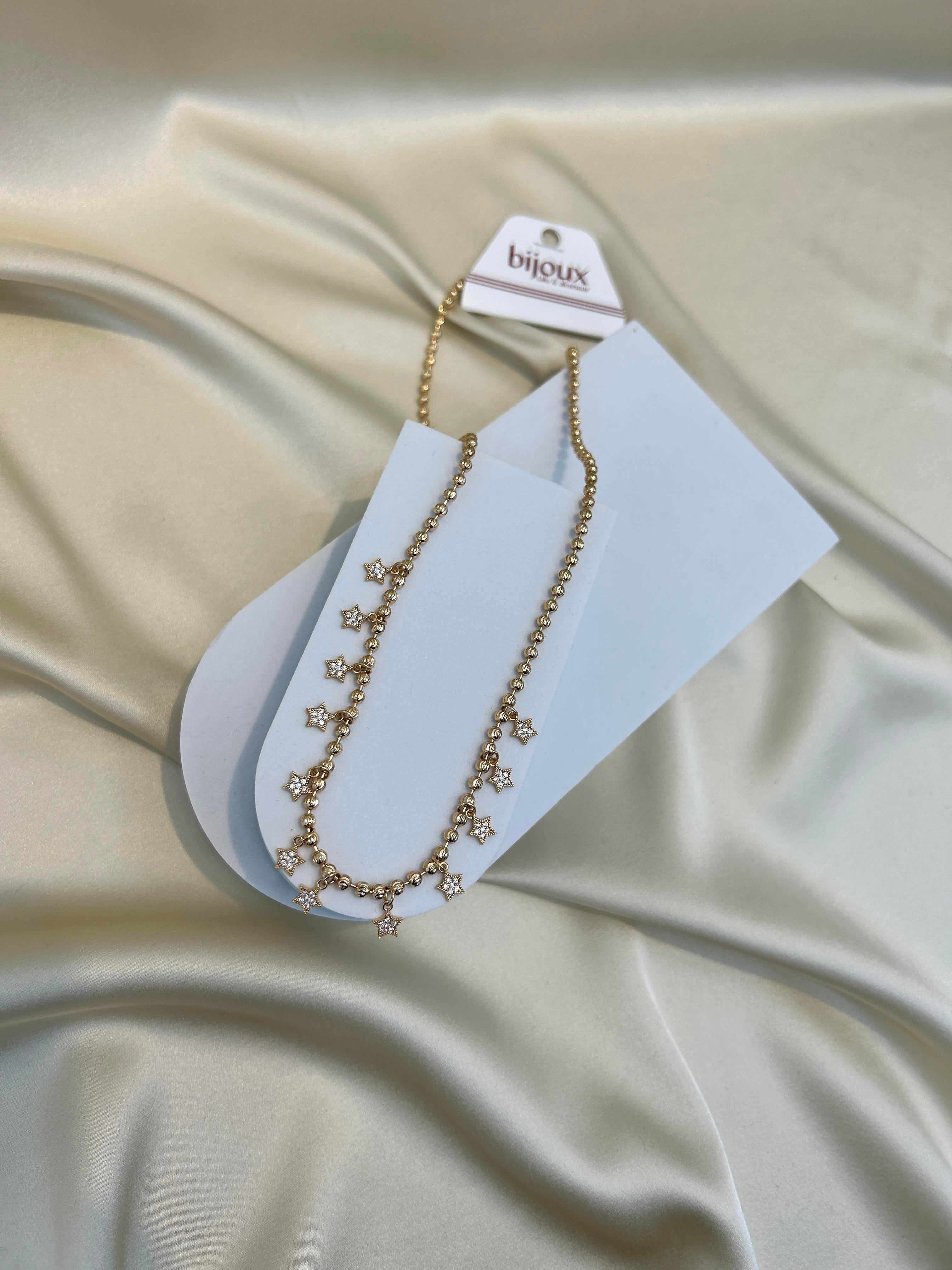 Rose Gold Yıldızlı Kolye