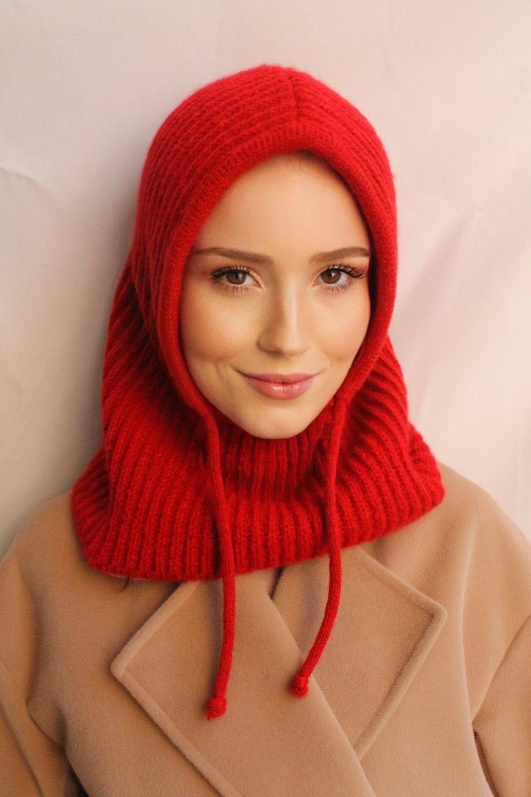 Triko Kırmızı Balaklava