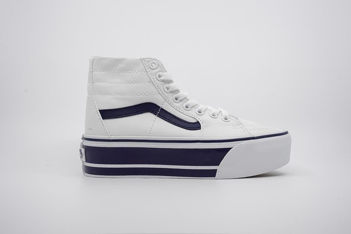 UA SK8-Hi Tapered Stackform  Lacivert/Beyaz Unisex VN0A5JMKNWD1
