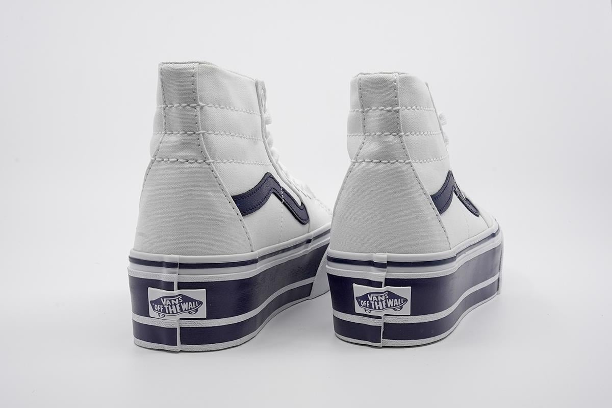 UA SK8-Hi Tapered Stackform  Lacivert/Beyaz Unisex VN0A5JMKNWD1