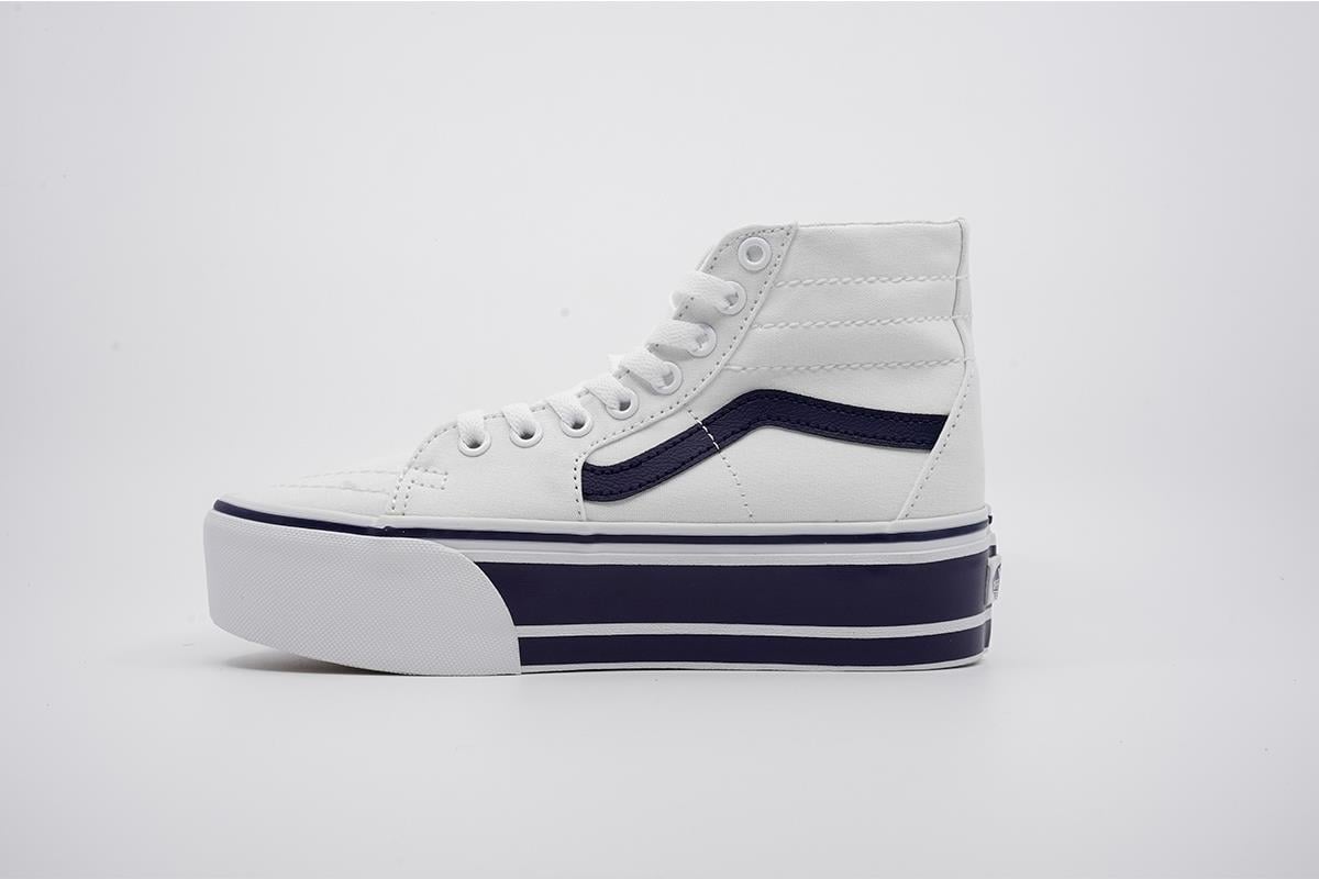 UA SK8-Hi Tapered Stackform  Lacivert/Beyaz Unisex VN0A5JMKNWD1