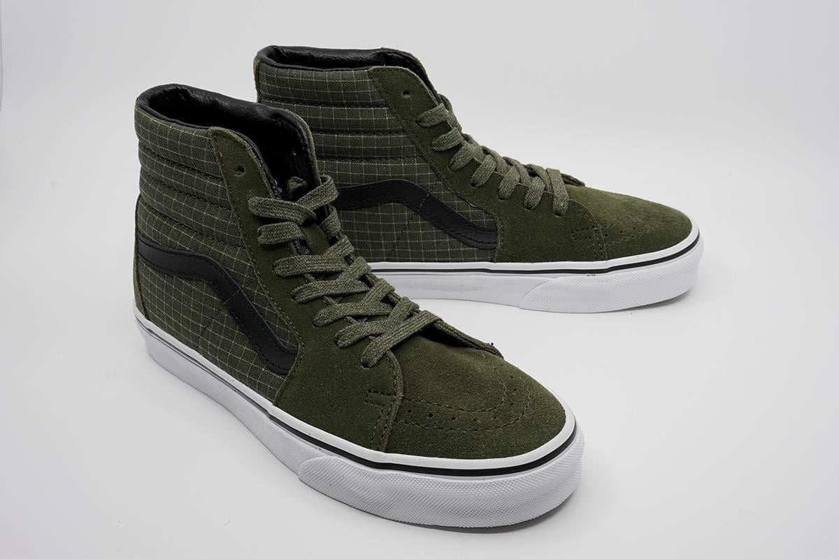 UA SK8-Hi  Yeşil/Beyaz Unisex VN0007NS0FI1
