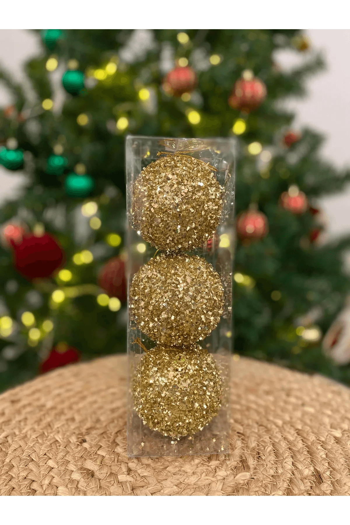 Gold Pullu 8cm 3'lü Top