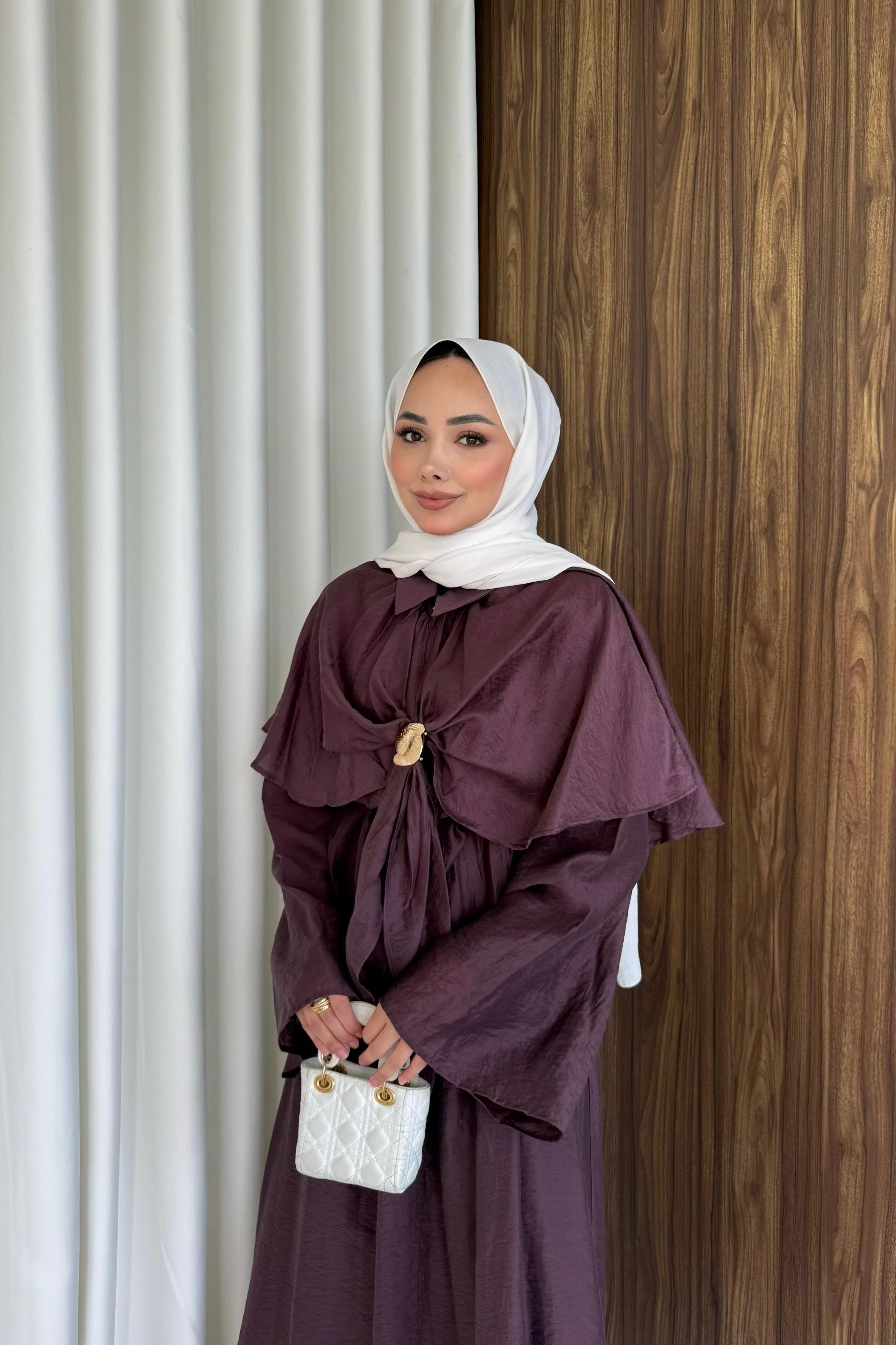 Afra elbise mürdüm