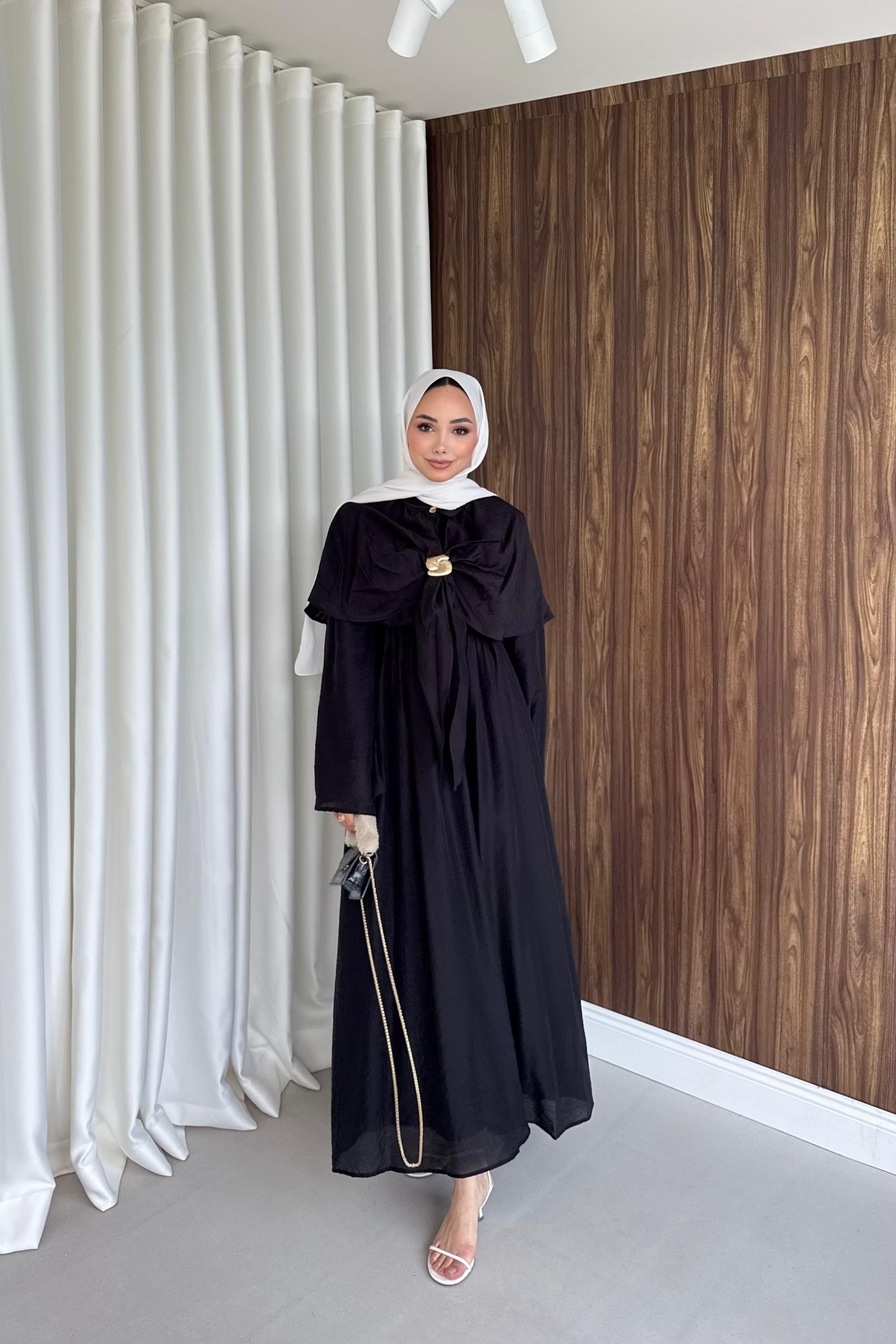 Afra elbise siyah