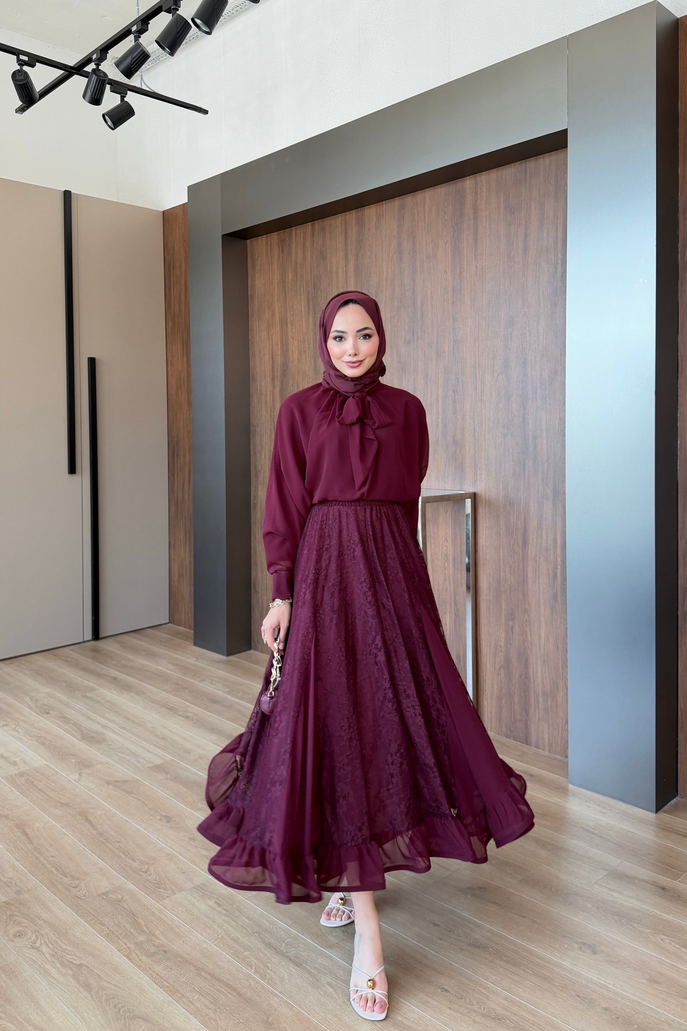 Biray Etekli Takım Bordo