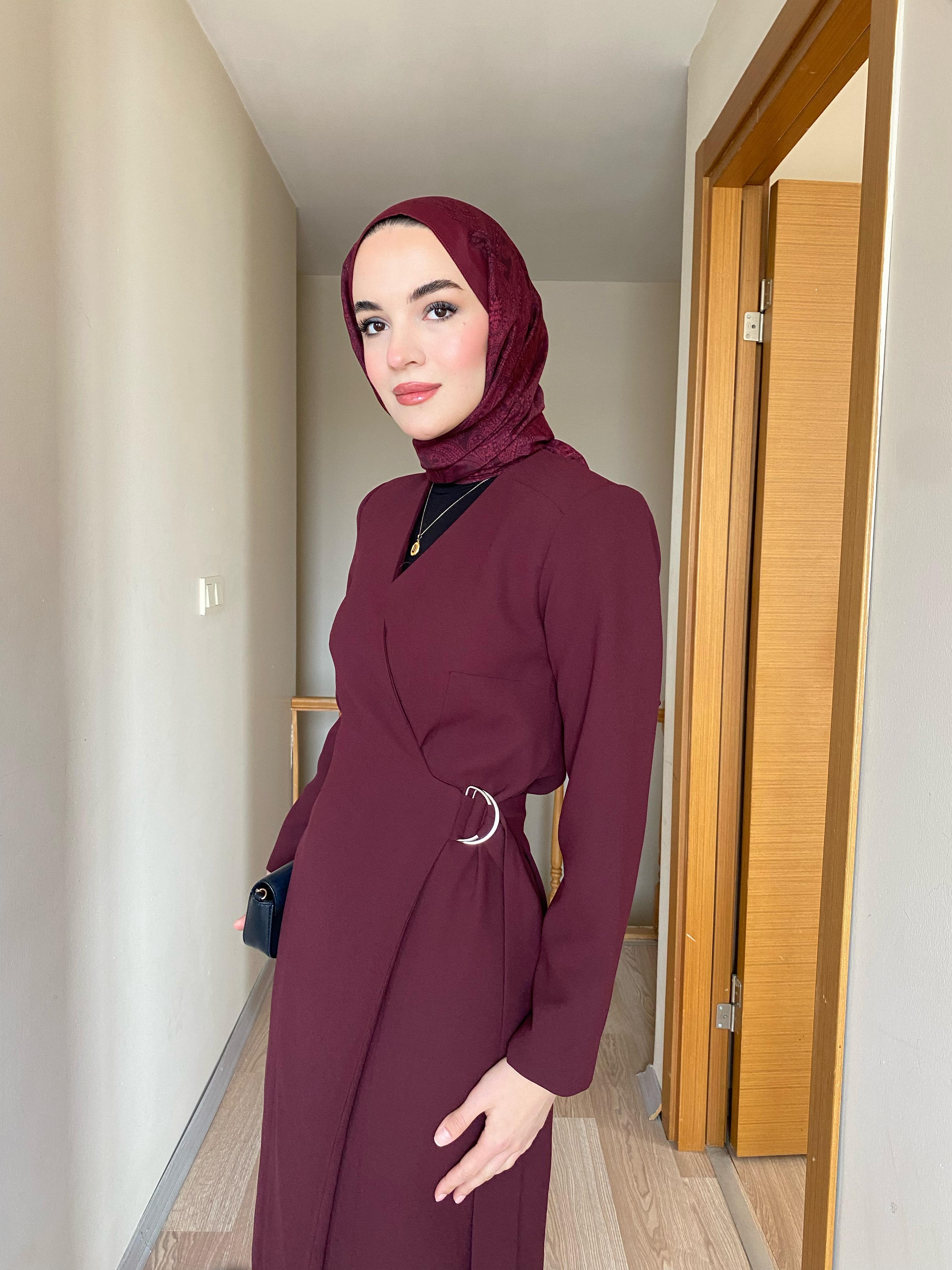 Classy Elbise Bordo