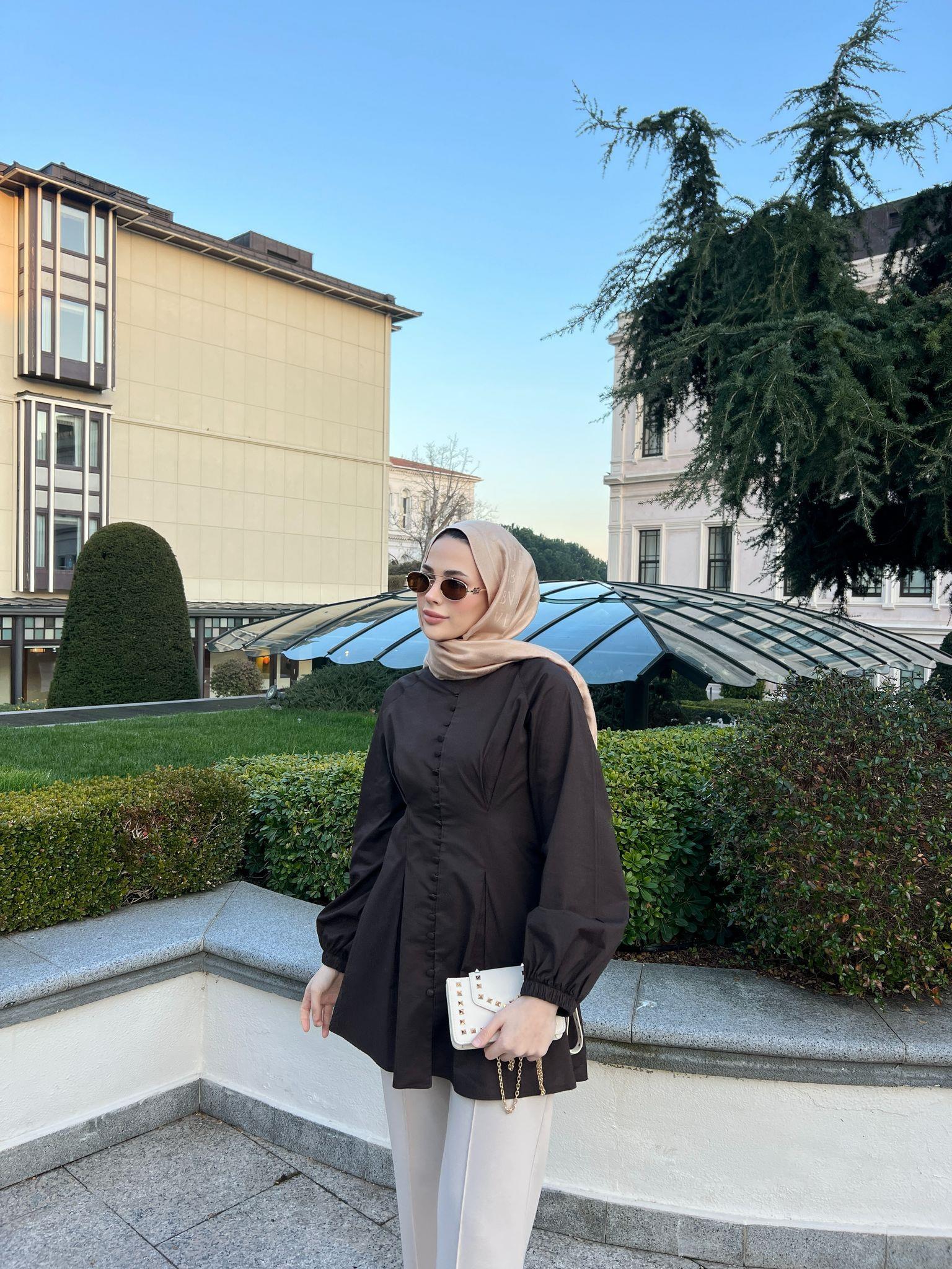 Giza tunik acı kahve