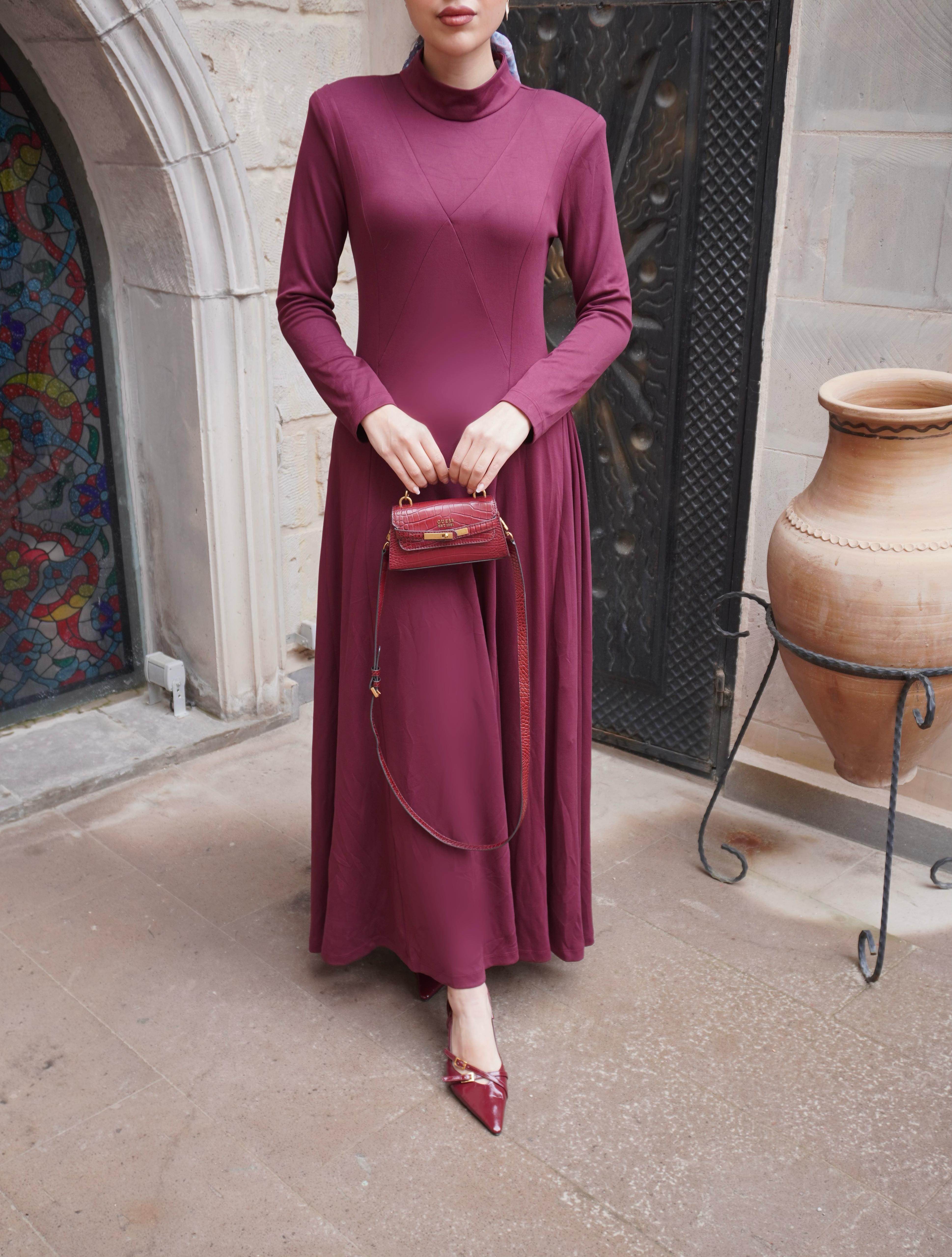 Oysho Elbise Bordo