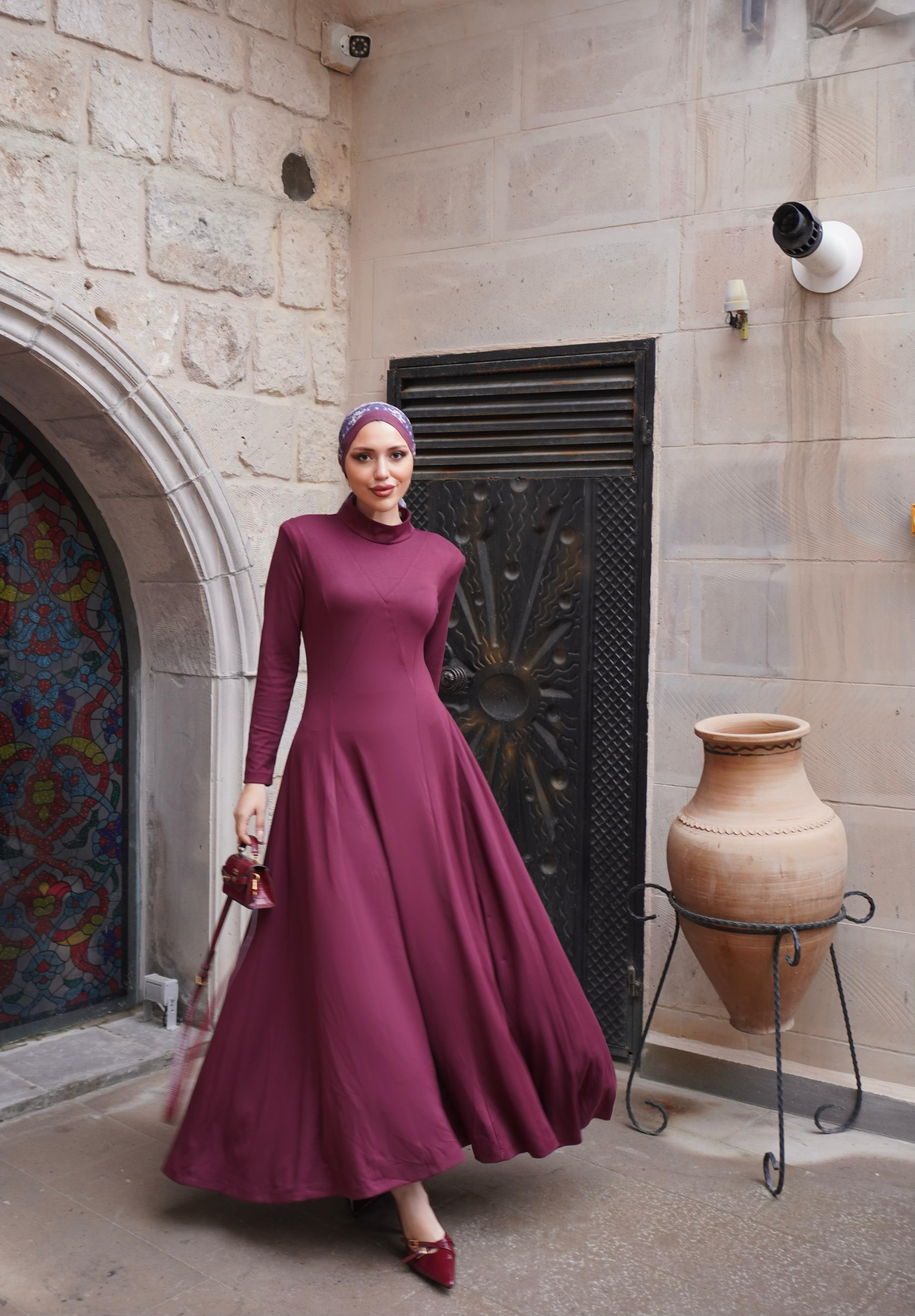 Oysho Elbise Bordo