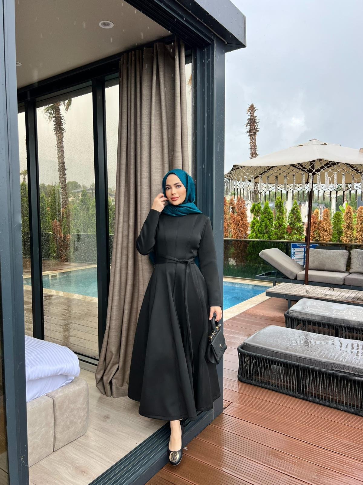 Raya Elbise Siyah