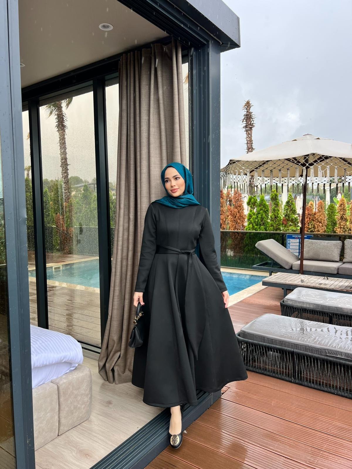 Raya Elbise Siyah