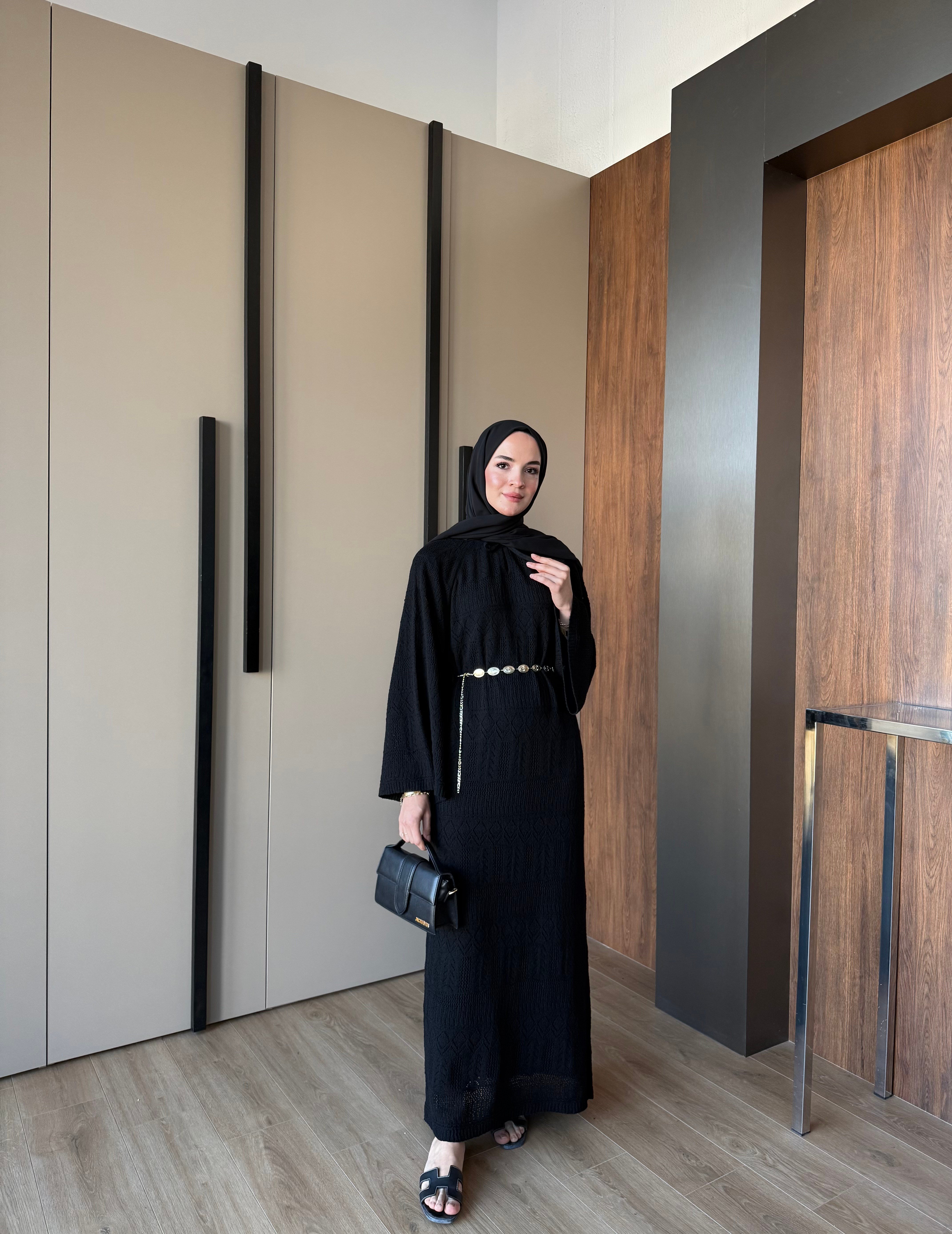 Serenay Elbise Siyah 