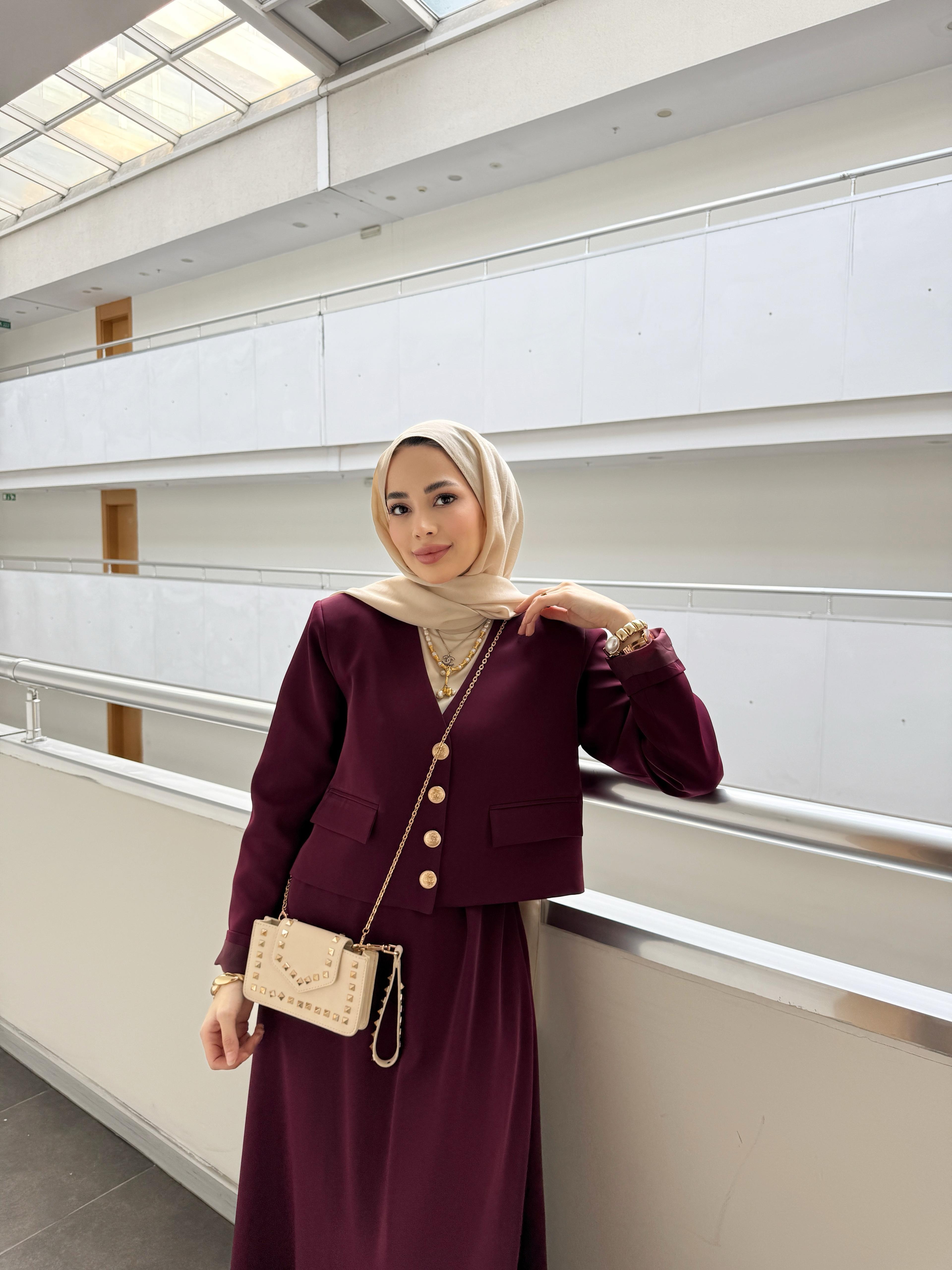 Vera Takım Burgundy
