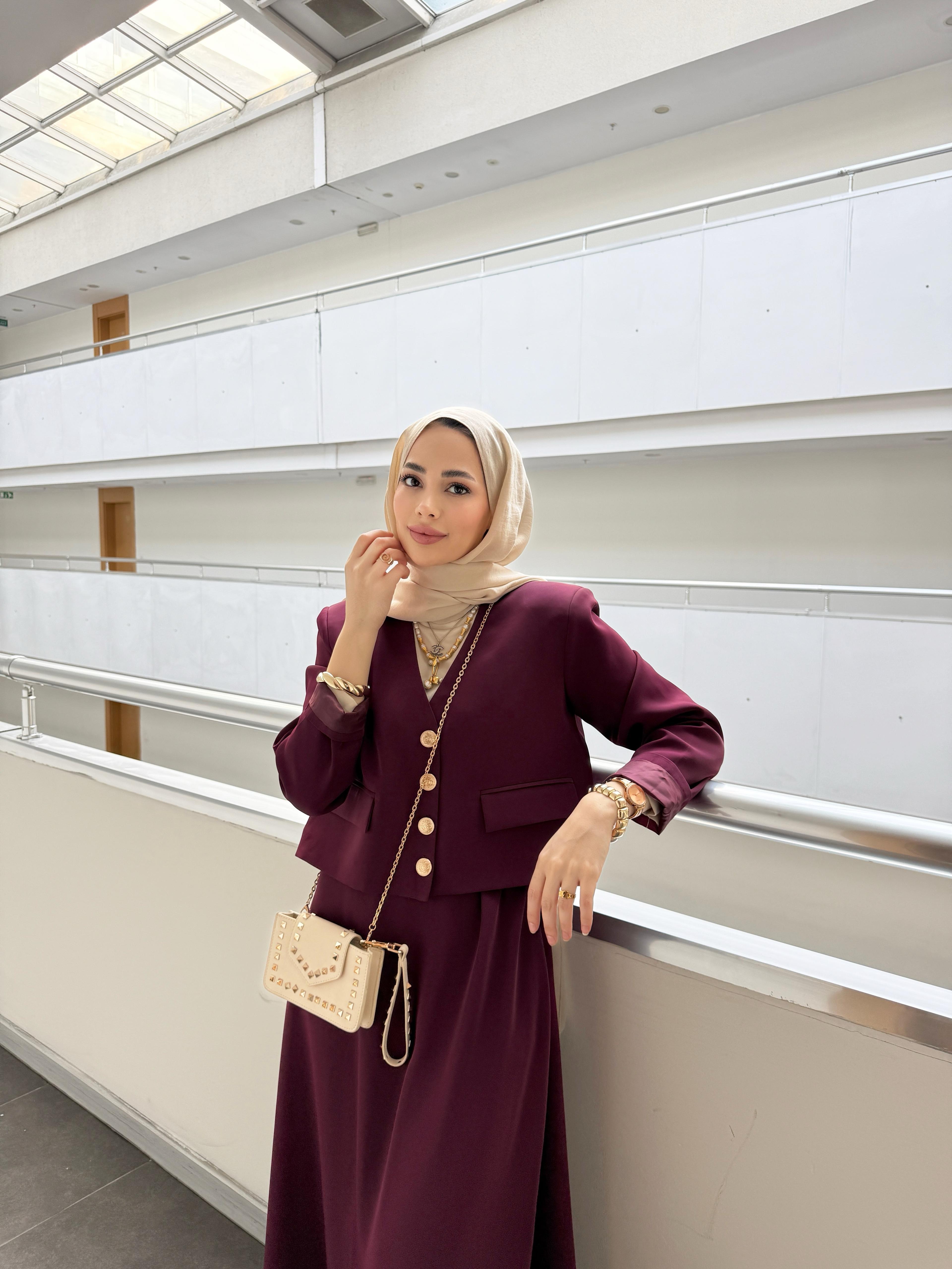 Vera Takım Burgundy
