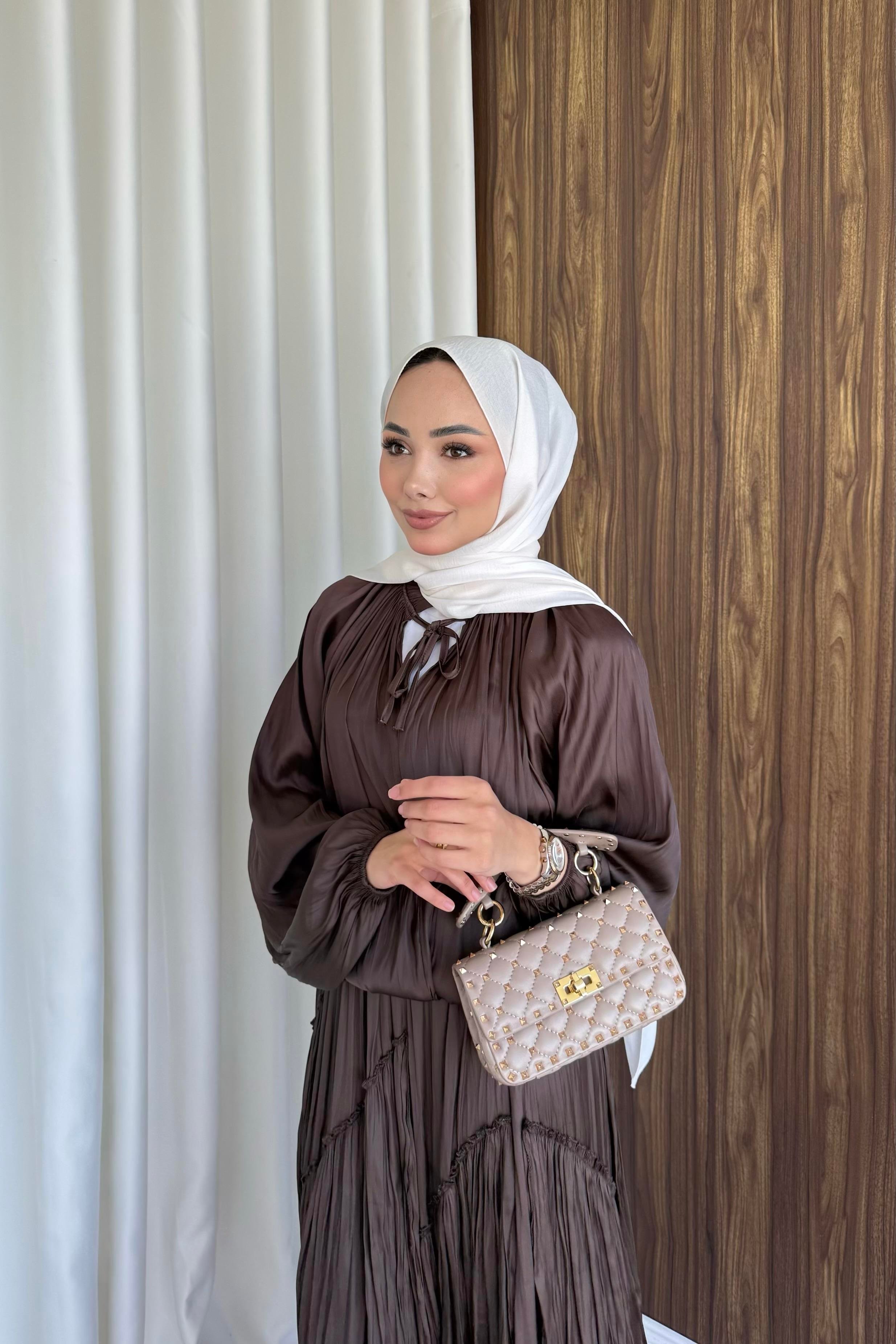 Zeynep etek takım kahverengi