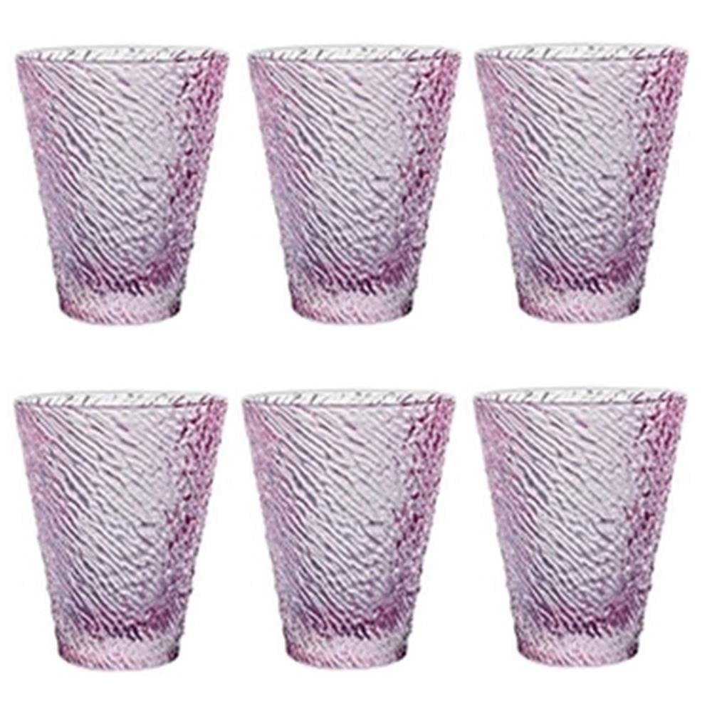 6 lı Su / Meşrubat Bardağı (Pembe)