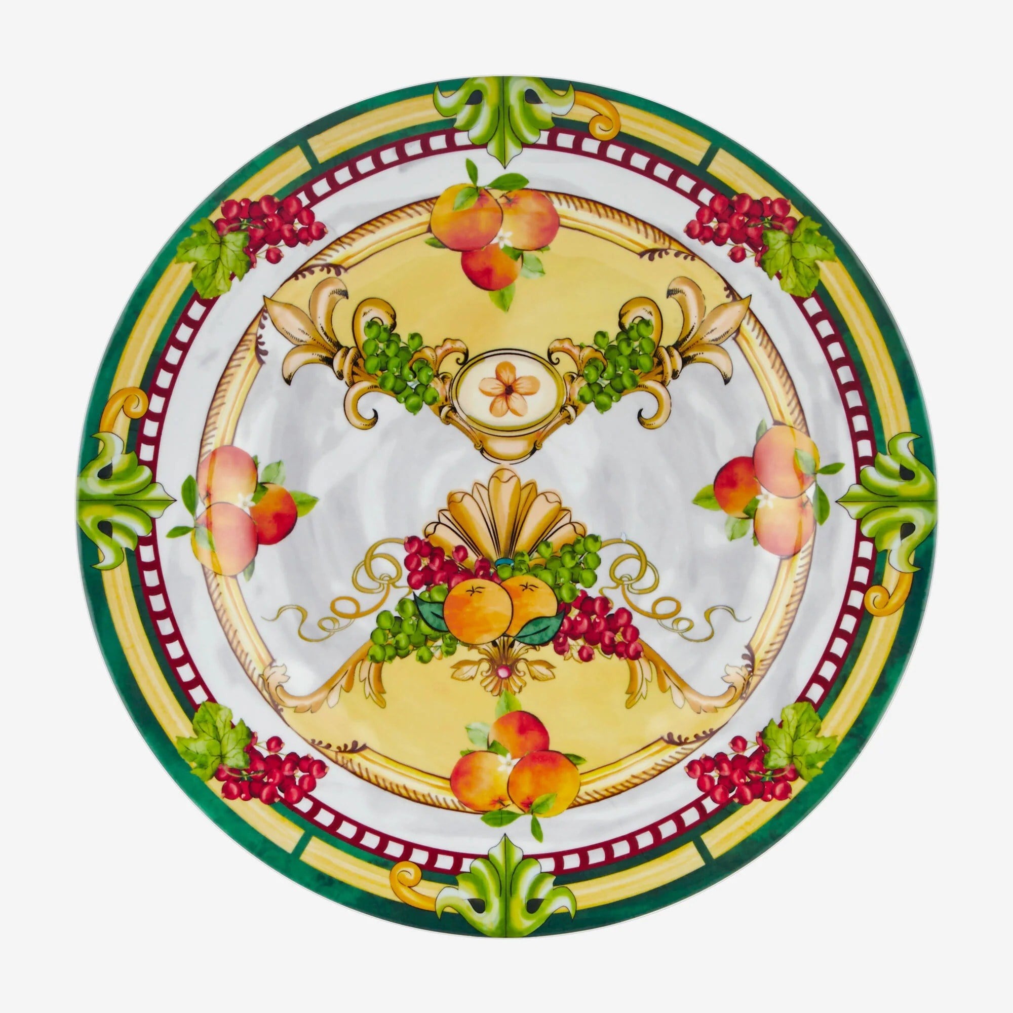 Chiara Alessi Sarı Melamin Yemek Tabağı 28 Cm