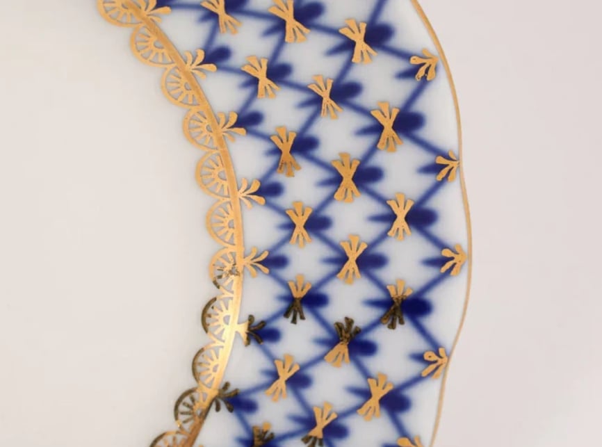 COBALT NET MAVİ ÇAY SETİ