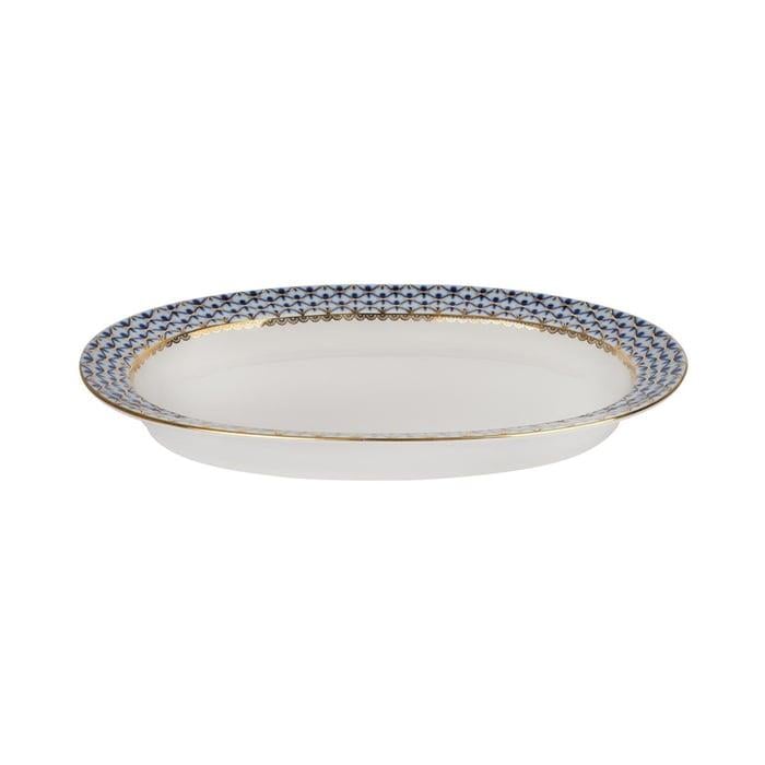 COBALT NET MAVI OVAL SERVISLIK 24CM 