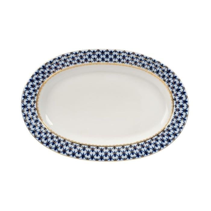 COBALT NET MAVI OVAL SERVISLIK 24CM 