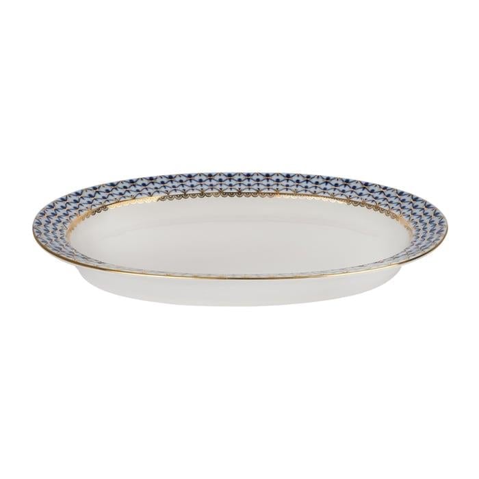 COBALT NET MAVI OVAL SERVISLIK 28CM