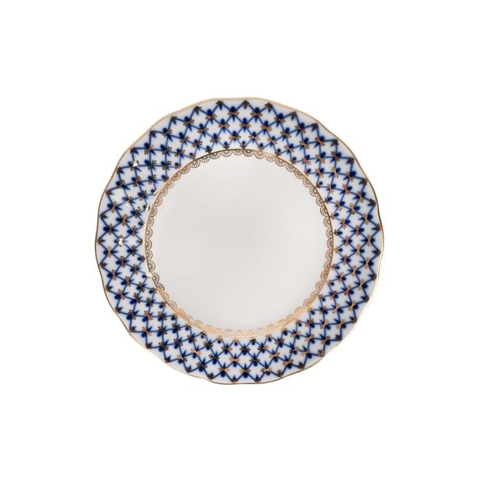 COBALT NET MAVI TRIO KAHVE FINCANI 140 ML VE PASTA TABAĞI 15 CM 