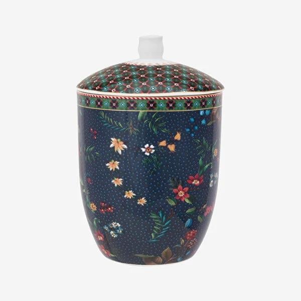 Mavi Porselen Saklama Kutusu 1500 Ml Berry Blues Collection by Pip Studio