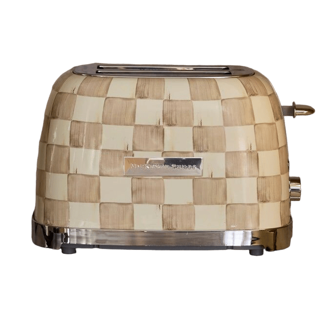 Mocha Check 2-Slice Toaster