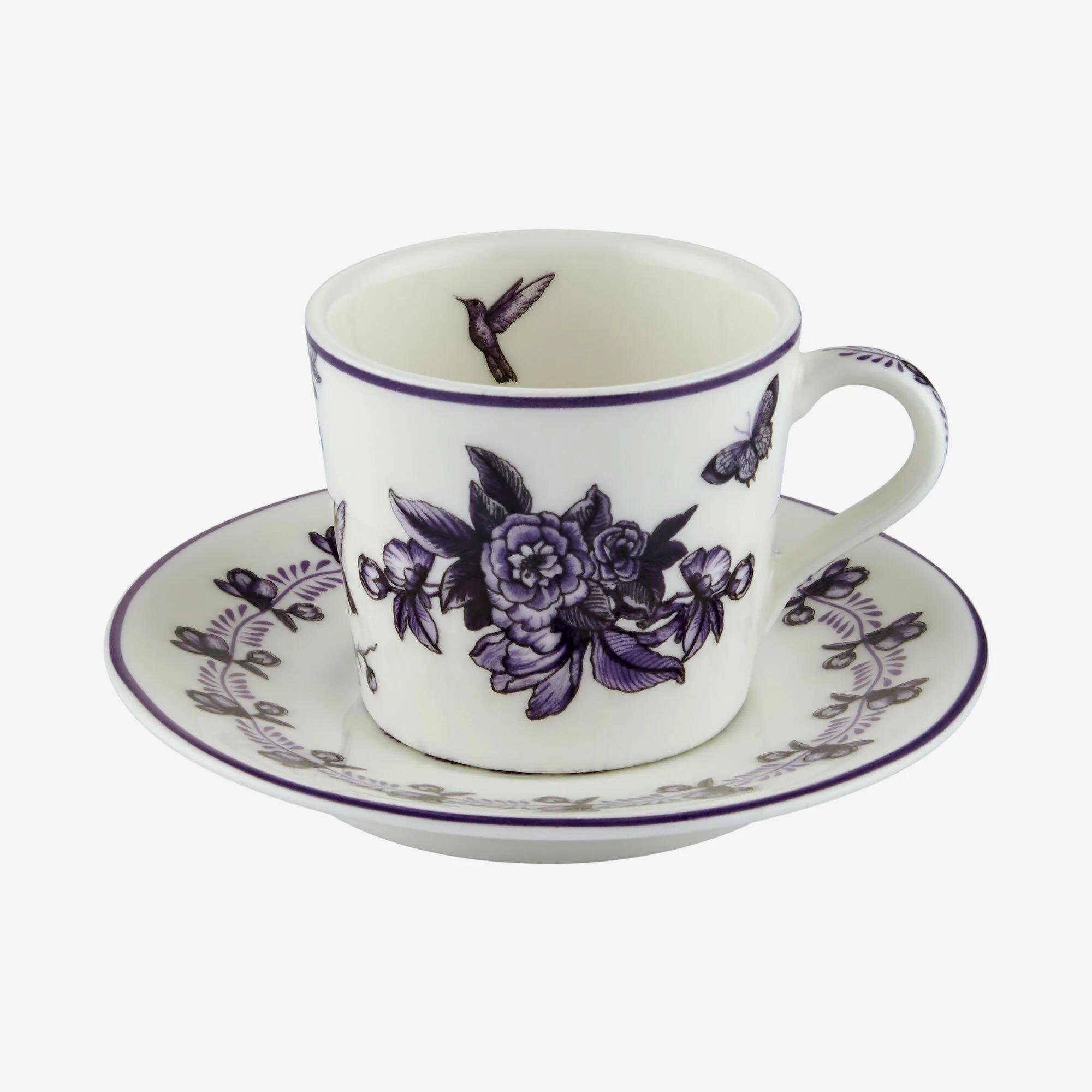 Mor Porselen Kahve Fincan Seti 120 Ml Allure Collection by Chiara Alessi