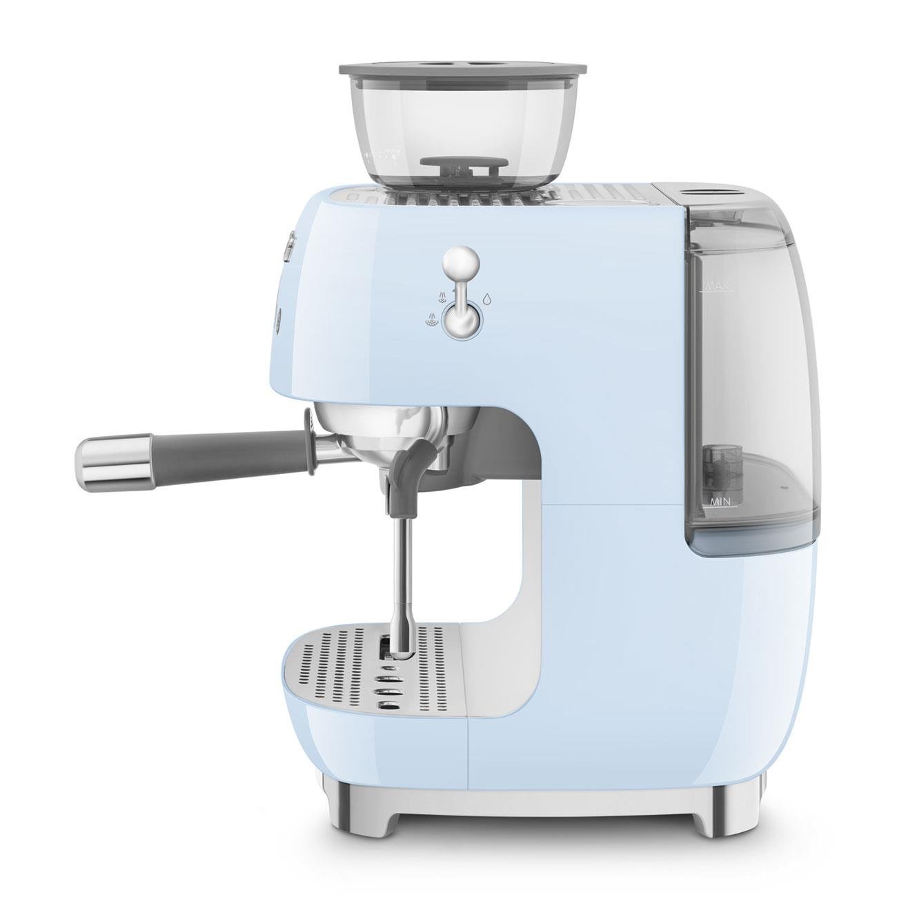 PASTEL MAVİ ÖĞÜTÜCÜLÜ ESPRESSO KAHVE MAKİNESİ