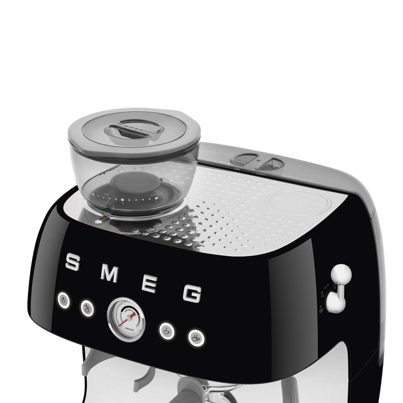 SİYAH ÖĞÜTÜCÜLÜ ESPRESSO KAHVE MAKİNESİ
