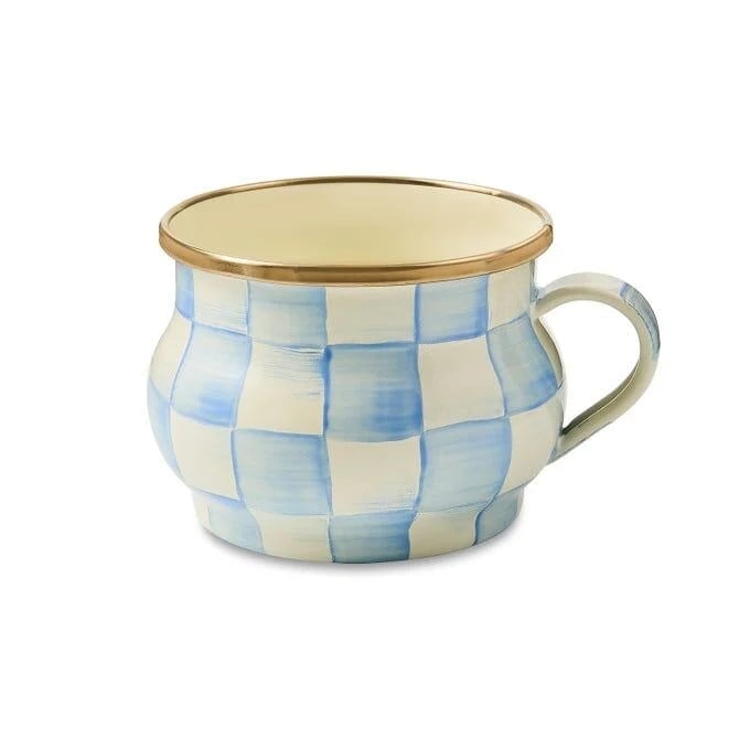 Sky Check Teacup