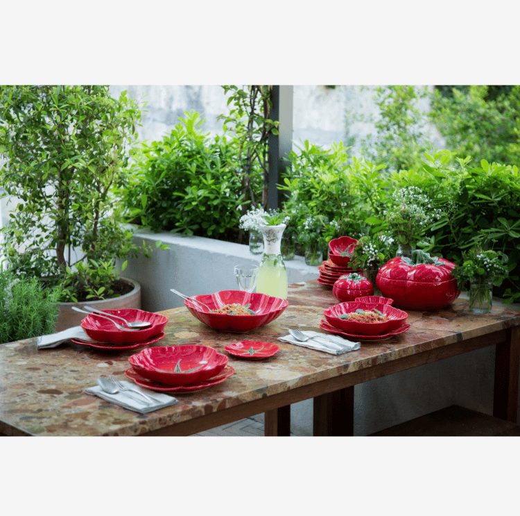 Tomato Kırmızı Seramik Servis Tabağı