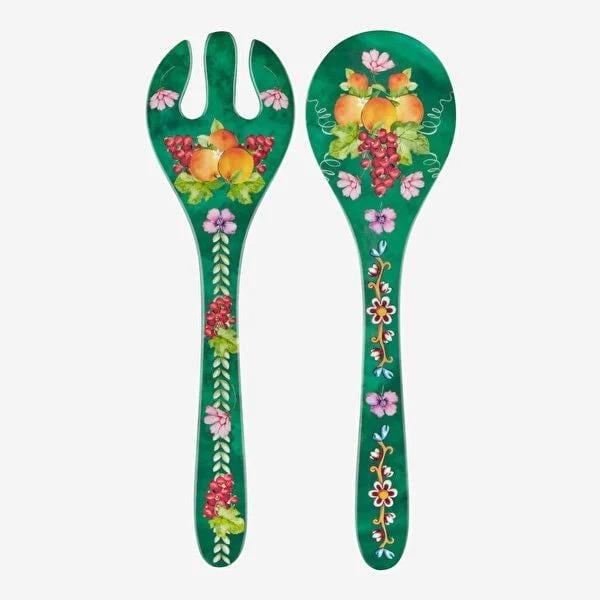 Yeşil Melamin Servis Seti 28 Cm Carpe Diem Collection by Chiara Alessi