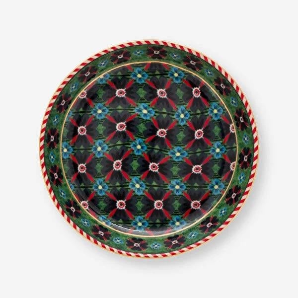 Yeşil Porselen Çay Tabağı 9 Cm Berry Blues Collection by Pip Studio