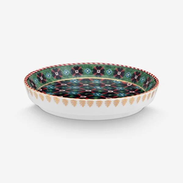 Yeşil Porselen Çay Tabağı 9 Cm Berry Blues Collection by Pip Studio