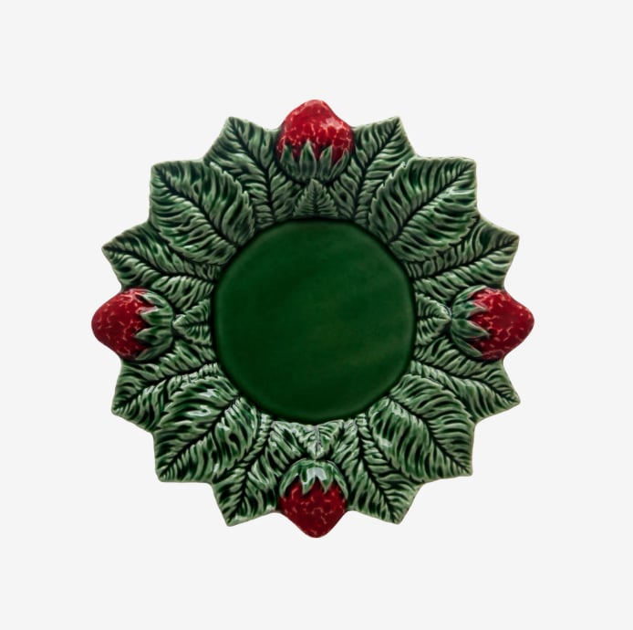 Yeşil Seramik Yemek Tabağı