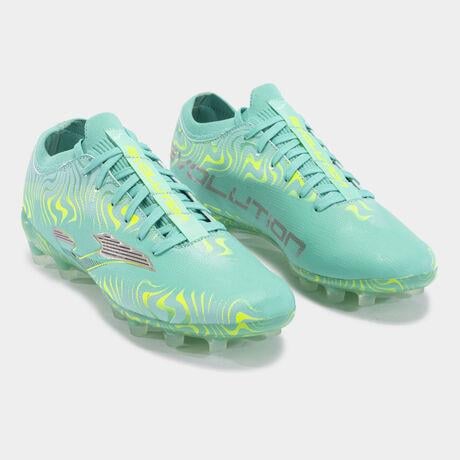 JOMA ECUW2415FG EVOLUTION CUP 2415 TURQUOISE YELLOW FIRM GROUND 