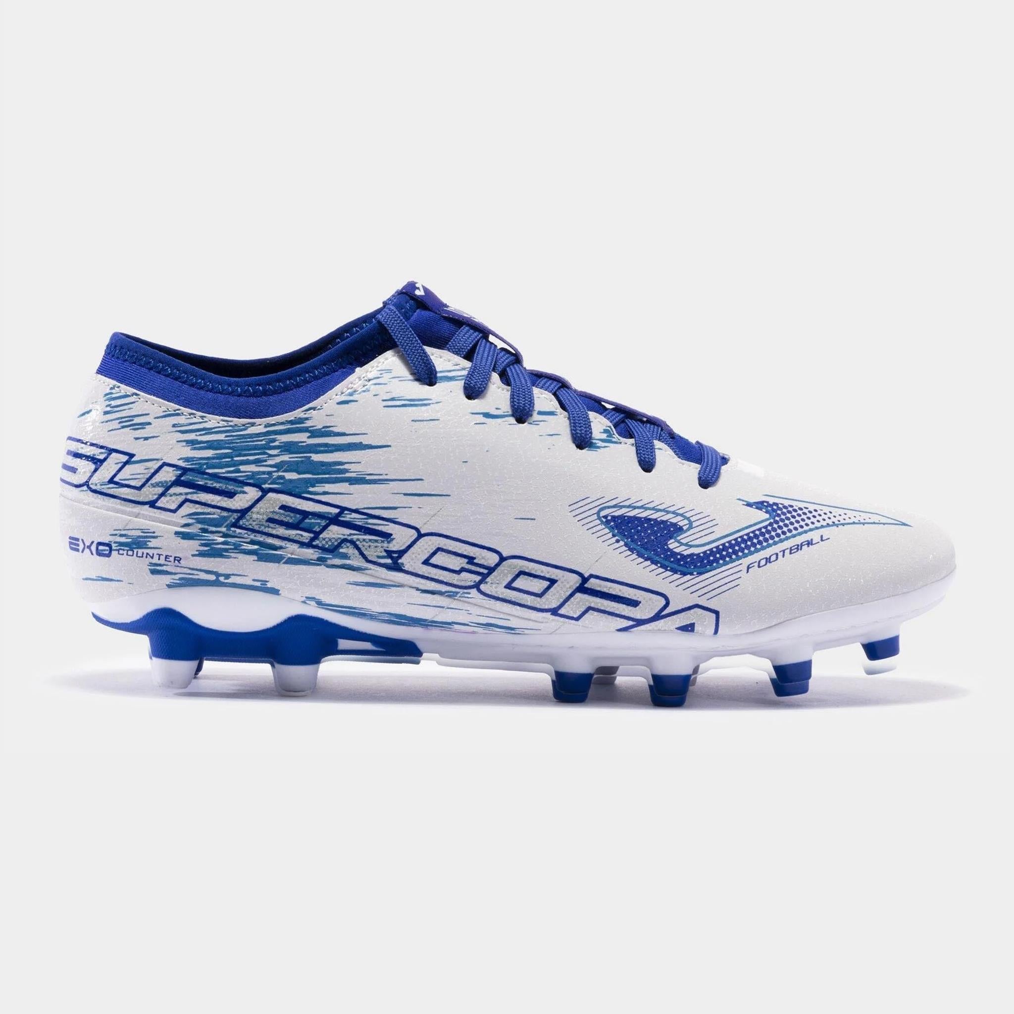 JOMA SUPW2302FG SUPERCOPA 2302 WHITE ROYAL FIRM GROUND