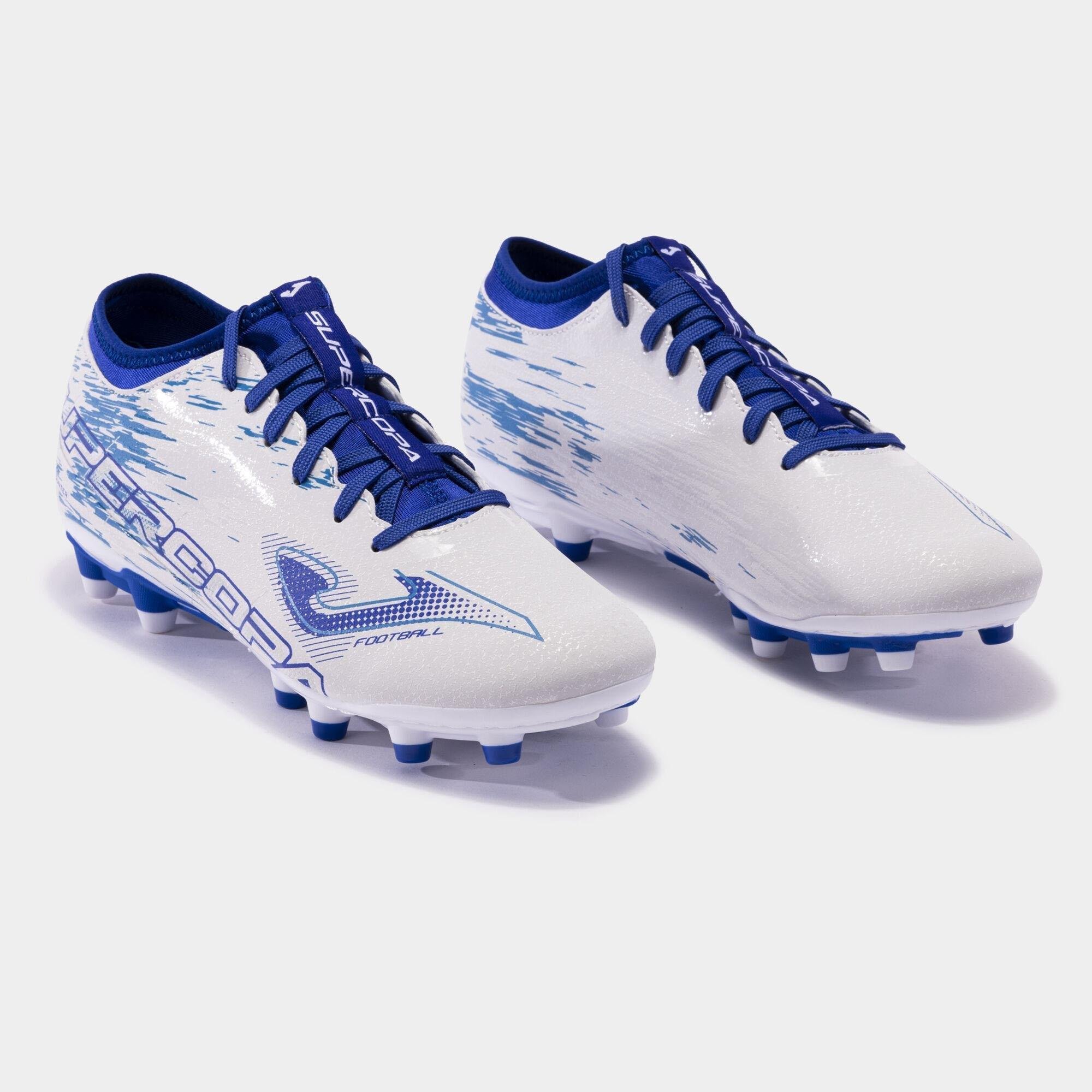 JOMA SUPW2302FG SUPERCOPA 2302 WHITE ROYAL FIRM GROUND 