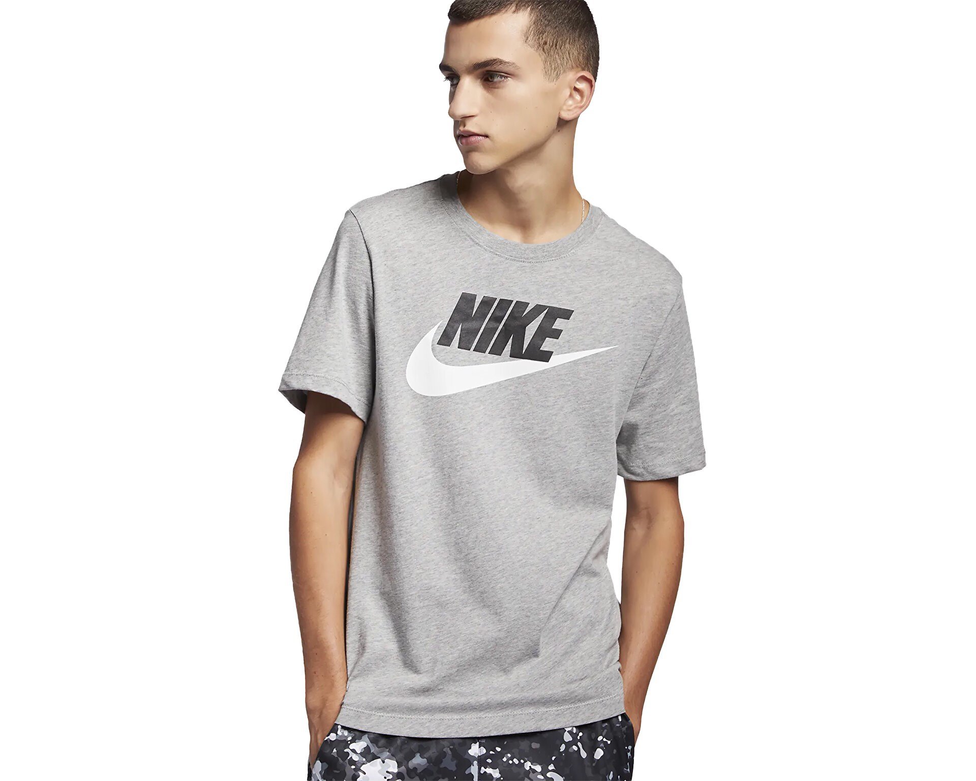 NIKE AR5004-063 M NSW TEE ICON FUTURA TİŞÖRT