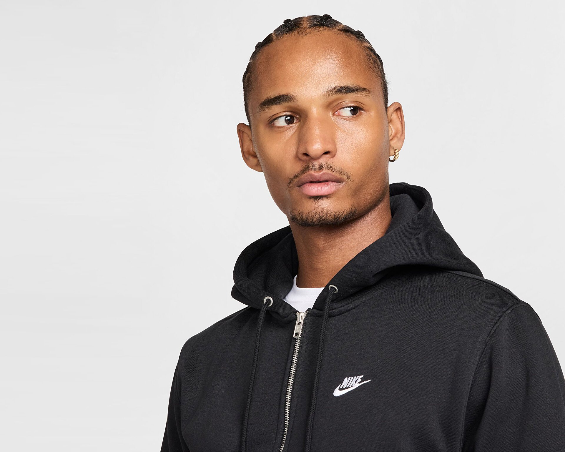 NIKE FN3861-010 M NK CLUB BB FZ HOODIE