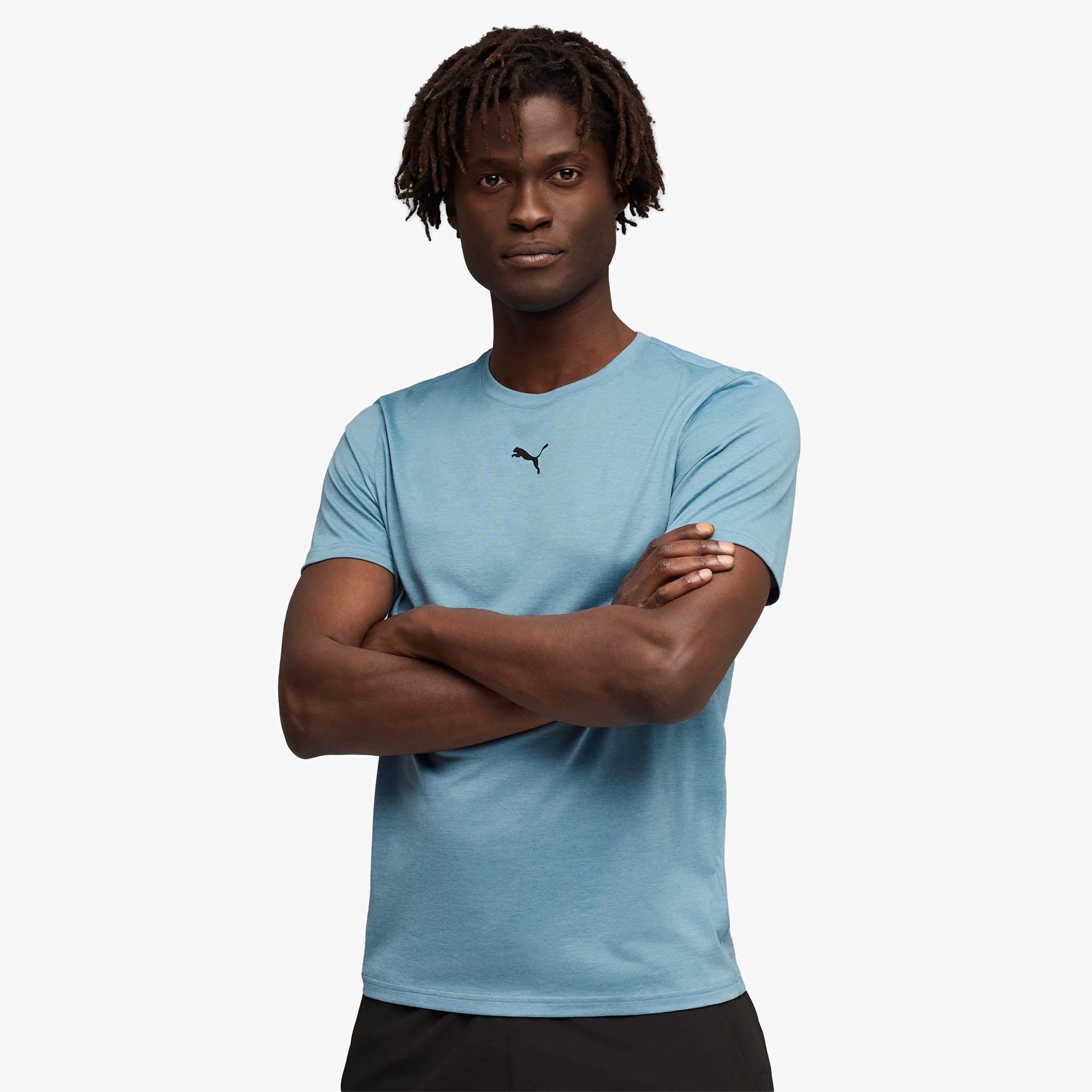 PUMA 52592099 ESSENTIALS HEATHER CAT TEE TİŞÖRT