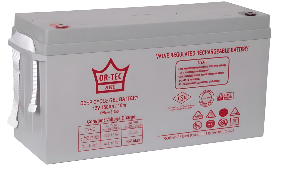 Ortec 12V 100AH Jel Akü