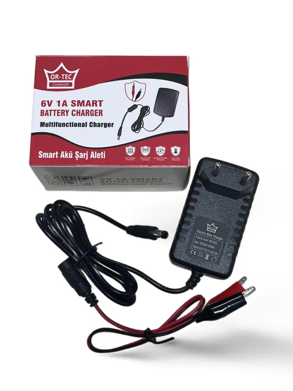 ORTEC 6V 1AH AKÜ ŞARJ CİHAZI