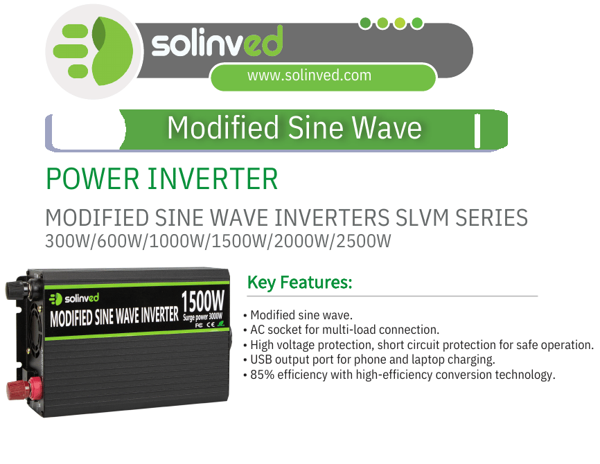 Solinved SLV Serisi 2000W Modifiye Sinüs İnverter 12V