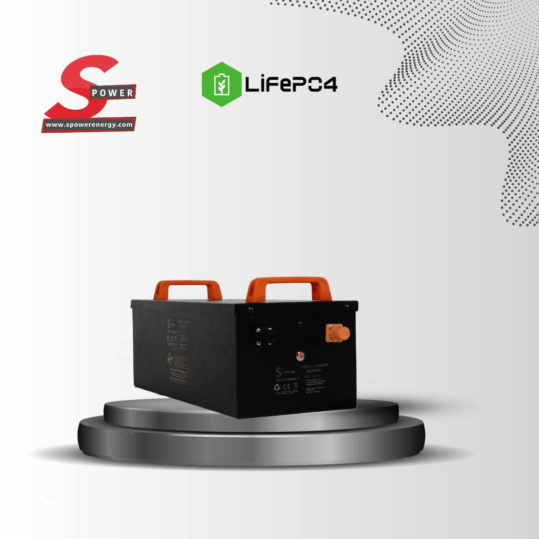 Spower 12V 230AH (12.8V) Lityum Lifepo4 Bluetooth